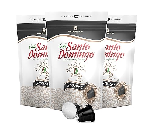 Miniatura 10 de Café Santo Domingo Intenso Cápsulas - Compatible con Nespresso Original Brewers - Producto de la República Dominicana (50 unidades)