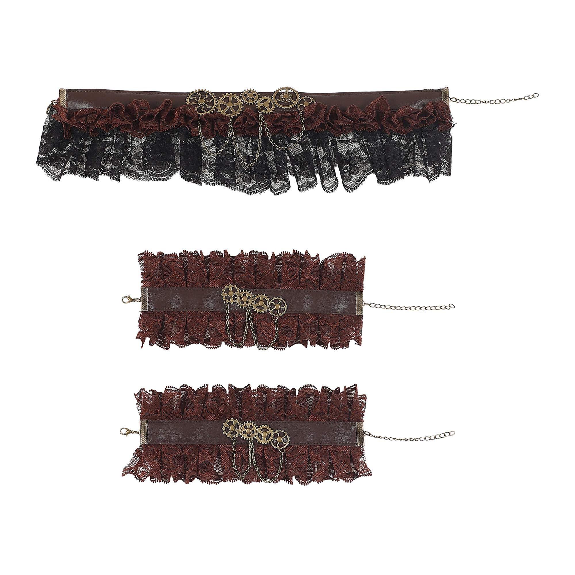 Image secondaire de W WIDMANN MILANO Party Fashion Steampunk Femme colliers, Multicolore, N/A
