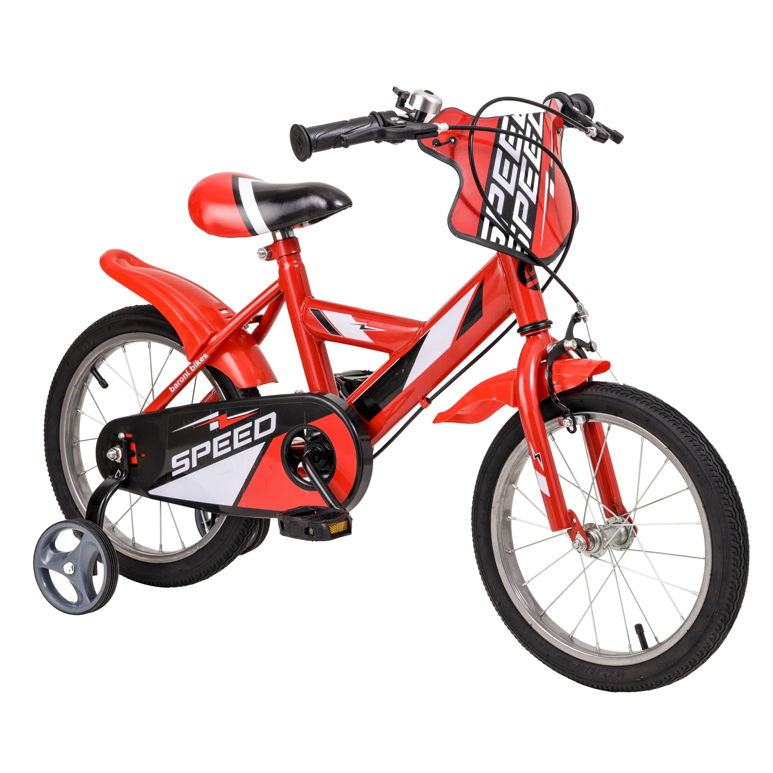 Baroni Toys Bicicletta Bambino 12'' 14'' 16'' Acciaio Rotelle
