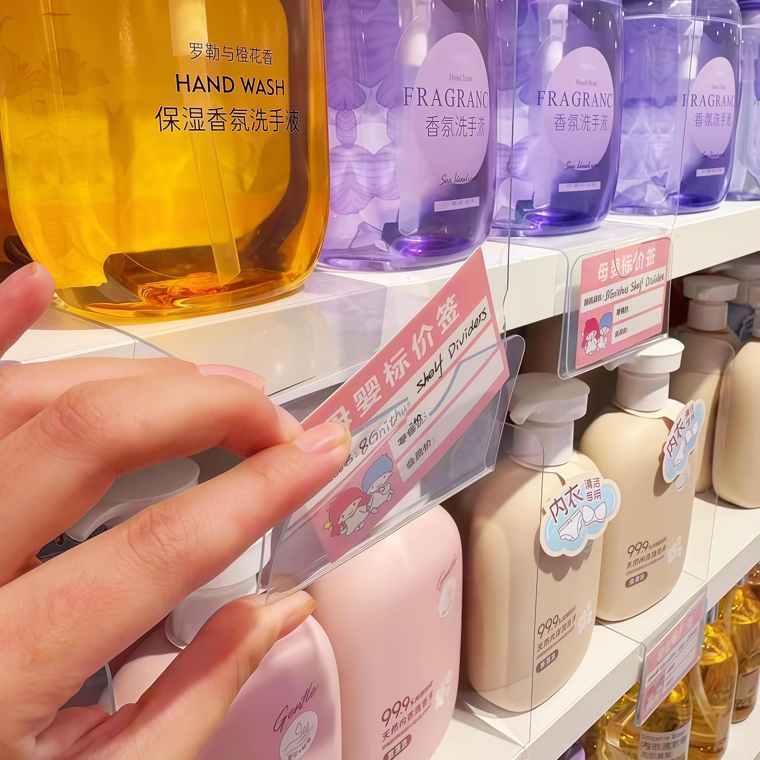 20 Pcs 25 * 12 CM 1MM Bookshelf Dividers;Bookshelf Shelf Insert;Clearance on Shelves and Cabinets;Clip on Shelf Dividers;Closet Shelf Divider;Cube Divide;DVD Shelf Dividers