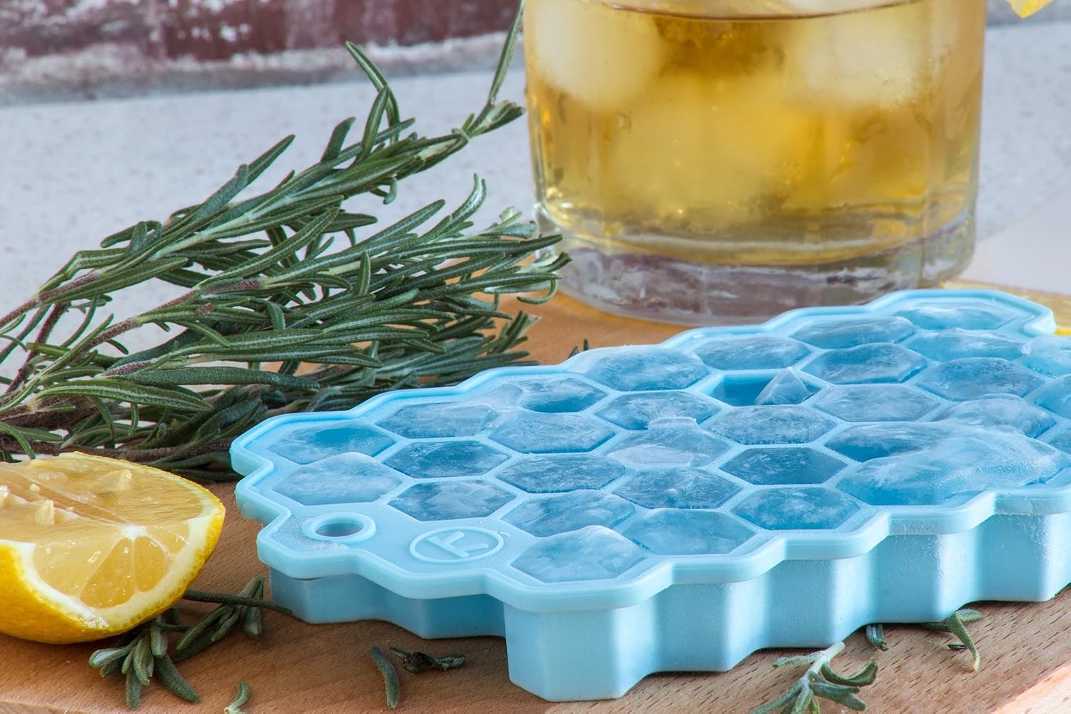 Free Shipping Offer Outset Hex Ice Cube Mold, Silicone, Small Best Deal Product Outset Hex Ice Cube Mold, Silicone, Small