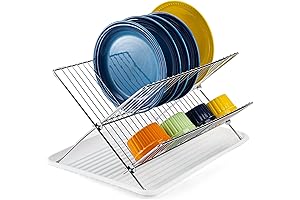 Youeon Foldable Metal Drying Rack: The Ultimate Dish Organization Solution