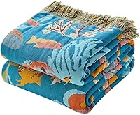 Vista 25 de Cobija para cama de estilo bohemio, 100 % algodón, ultra suave, edredón rústico, cobija de otoño, estampado floral, decoración de granja, cobija