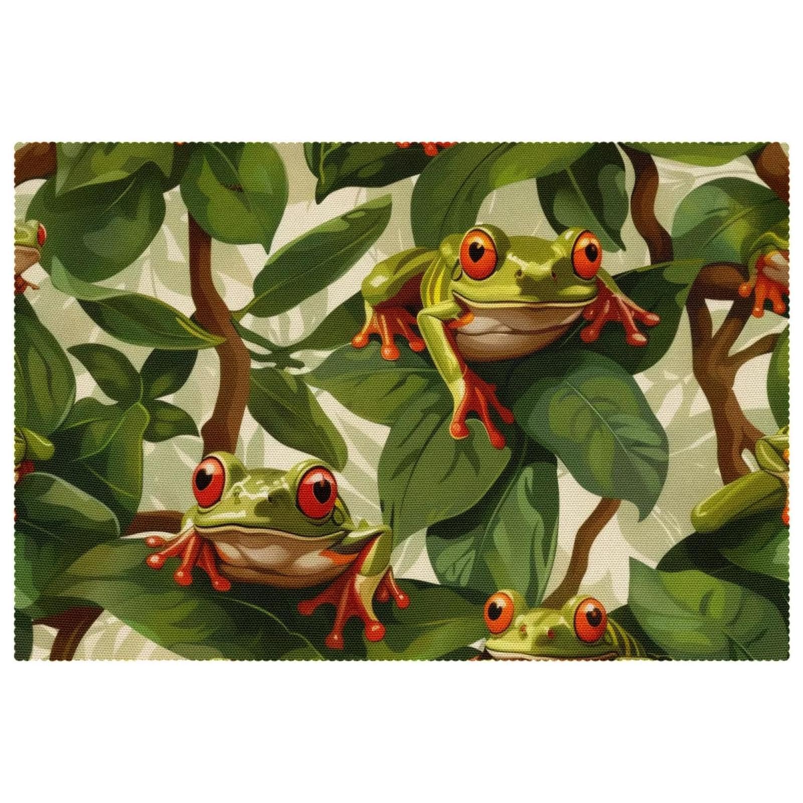 Set de table grenouille pour protéger les tables des enfants contre la chaleur