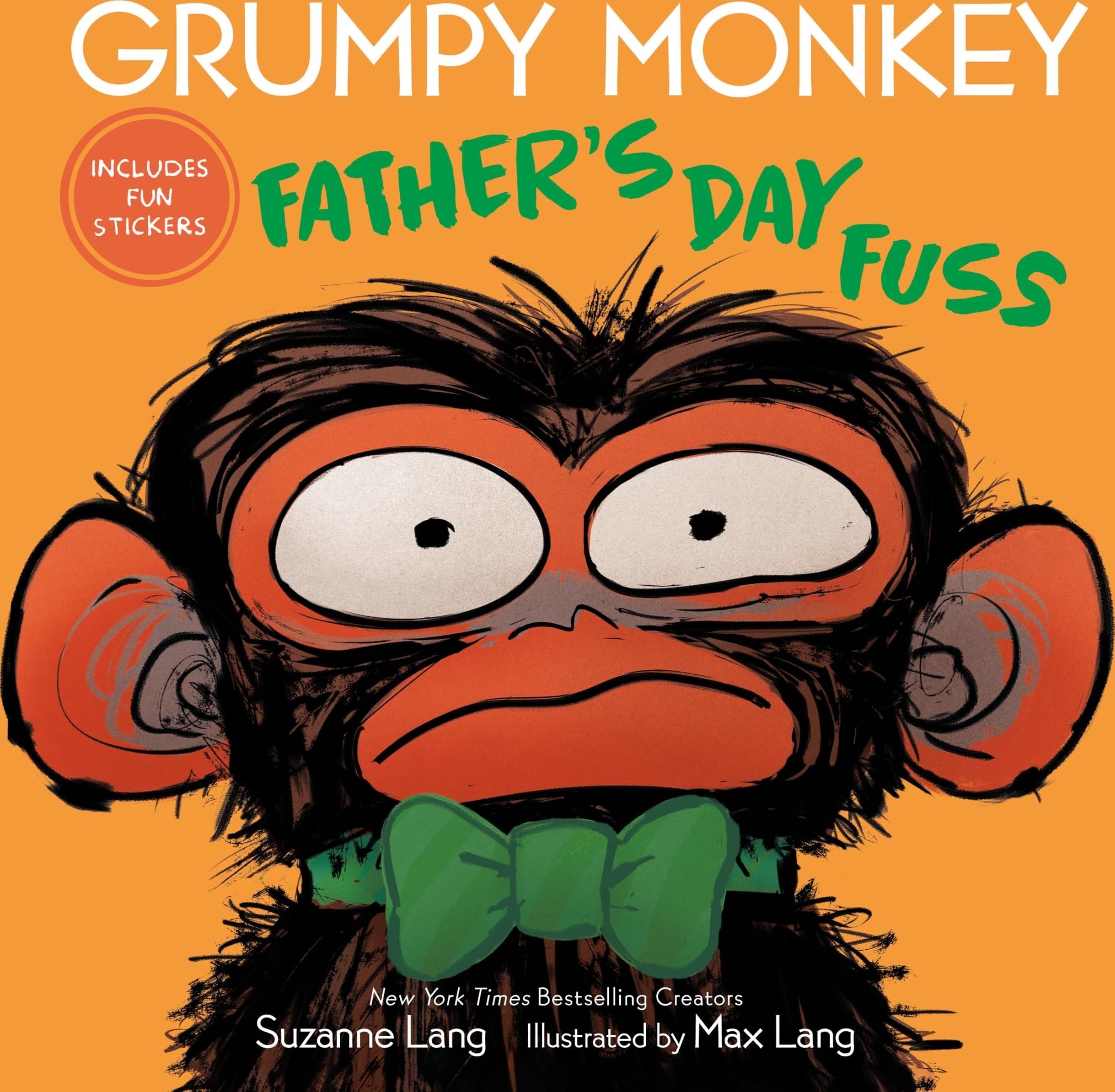 Grumpy Monkey Father's Day Fuss: Includes Fun Stickers!