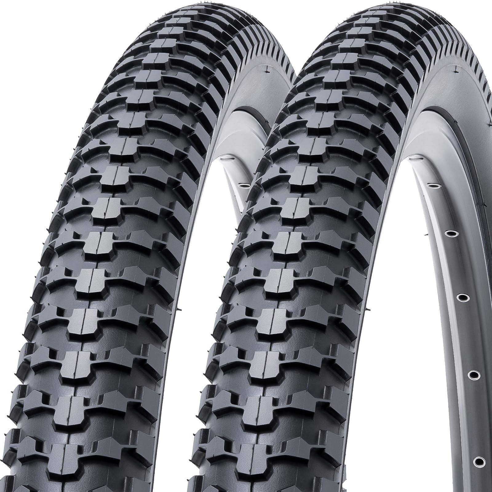 2Pcs 29X2.10 pneus vélo 29 Pouces Pneu Velo 29 x 2.10 56-622 Compatible VTT/Vélo de Route/Vélo de Ville 29x2.10 Pliable pneus vélo