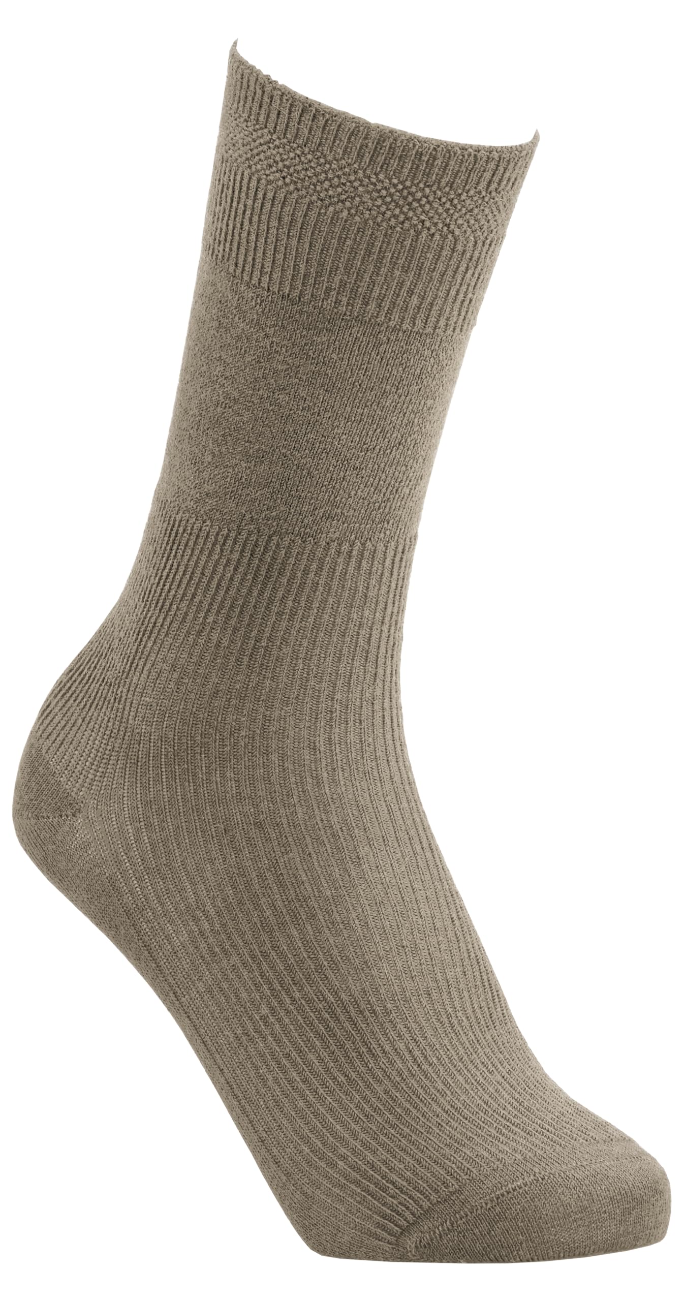 Cosyfeet Extra Roomy Wool‑Rich Softhold® Seam‑Free Socks - Oatmeal - M