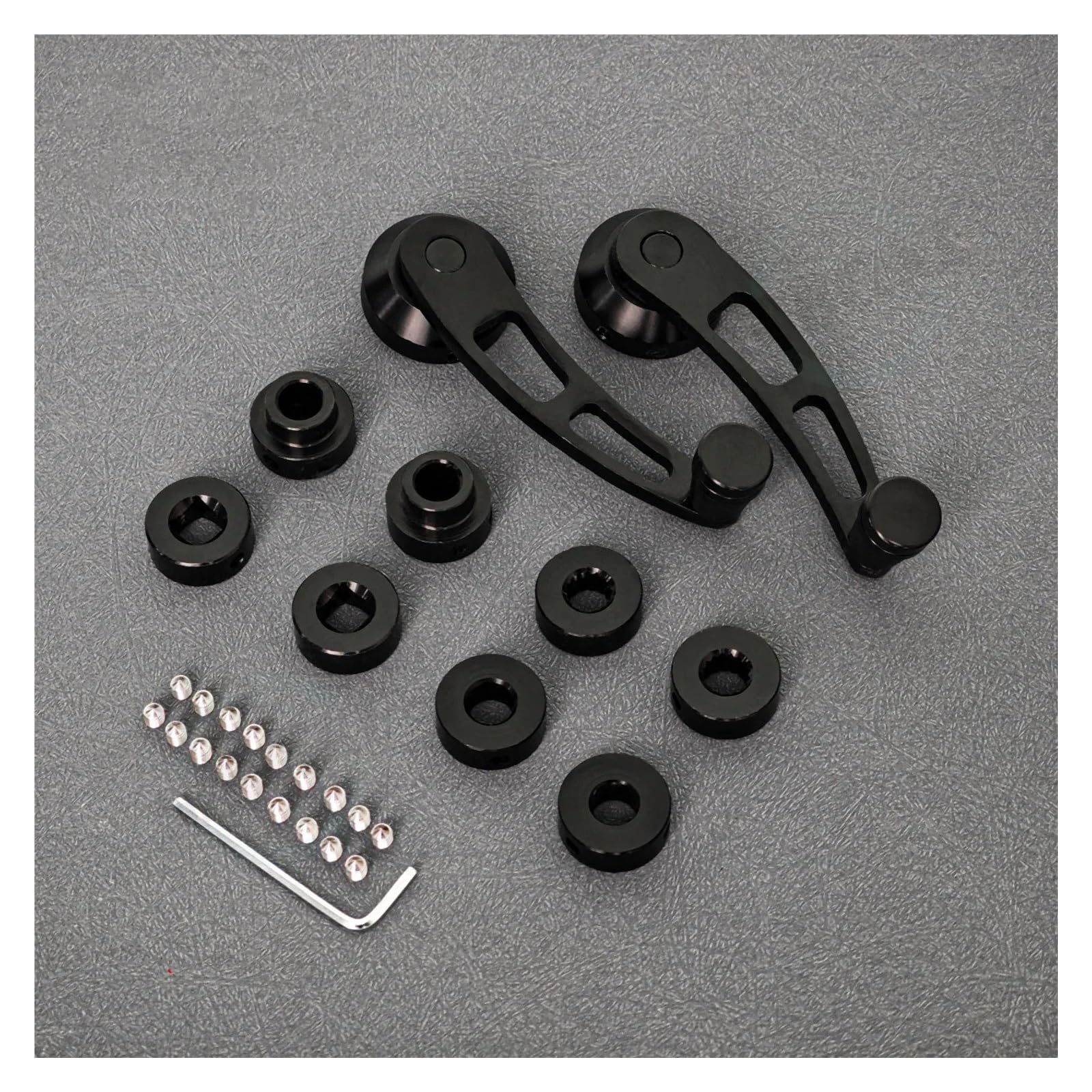 Kifwgih One Color Window Regulator For 1Set Universal Car Aluminum Manual Door Window Winder Crank Handle Riser Replacement Window Glass Closer Handle Electric Lift Motor
