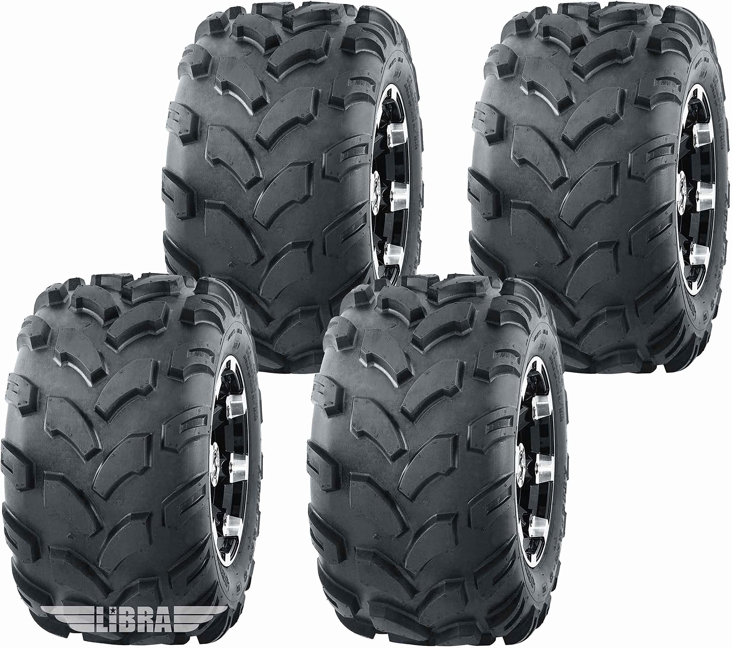 WANDA Sport ATV Tire Set 19x7-8 & 18x9.5-8 | Deep Tread For Polaris Sportsman 90 2007-2014