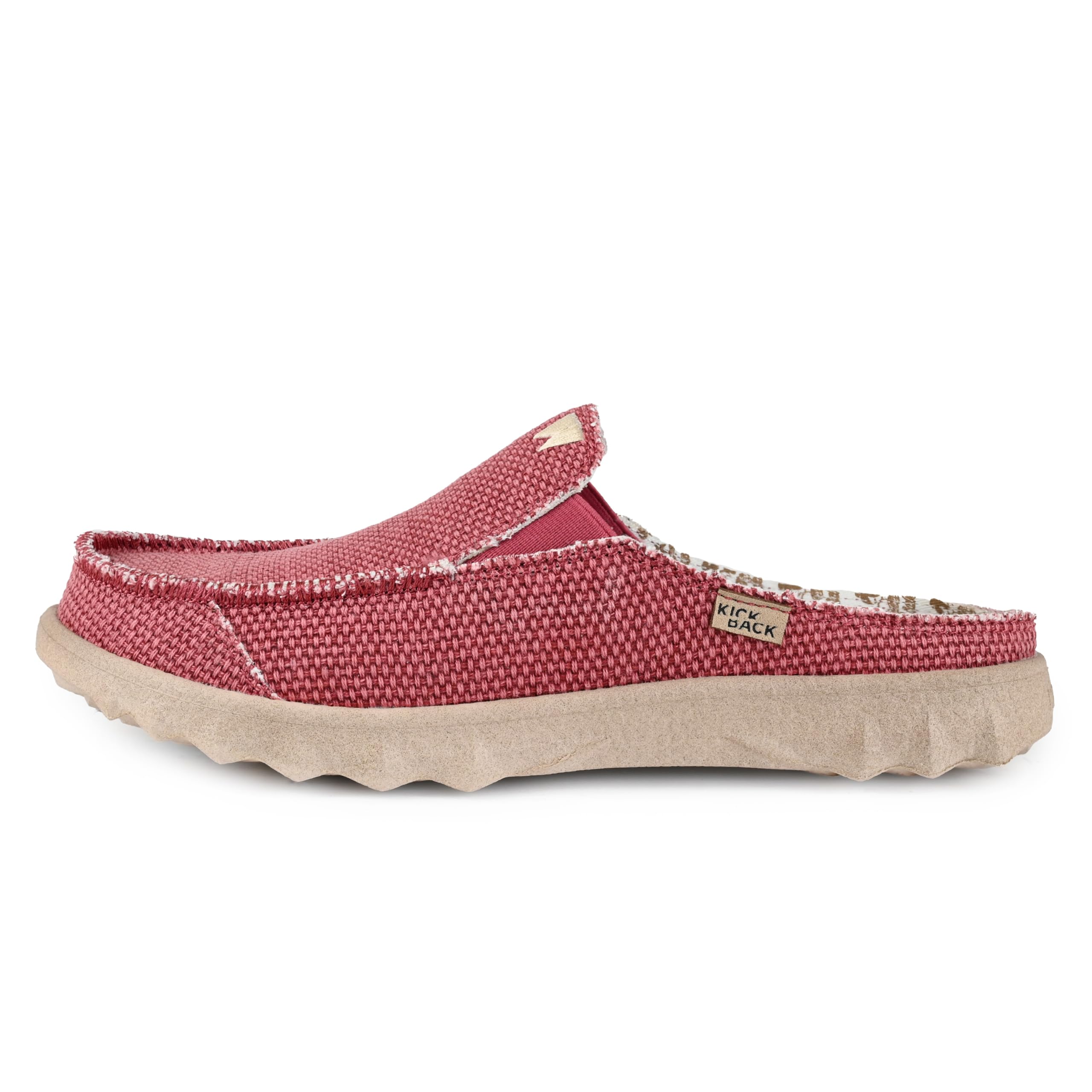 Kickback Chaise Classic Herren‑Mules ohne Ferse – Casual Slip‑On Clogs aus Canvas – Bequeme Sommer, Strand‑ und Reiseschuhe für Innen‑ und Außenbereich mit Rutschfester Sohle