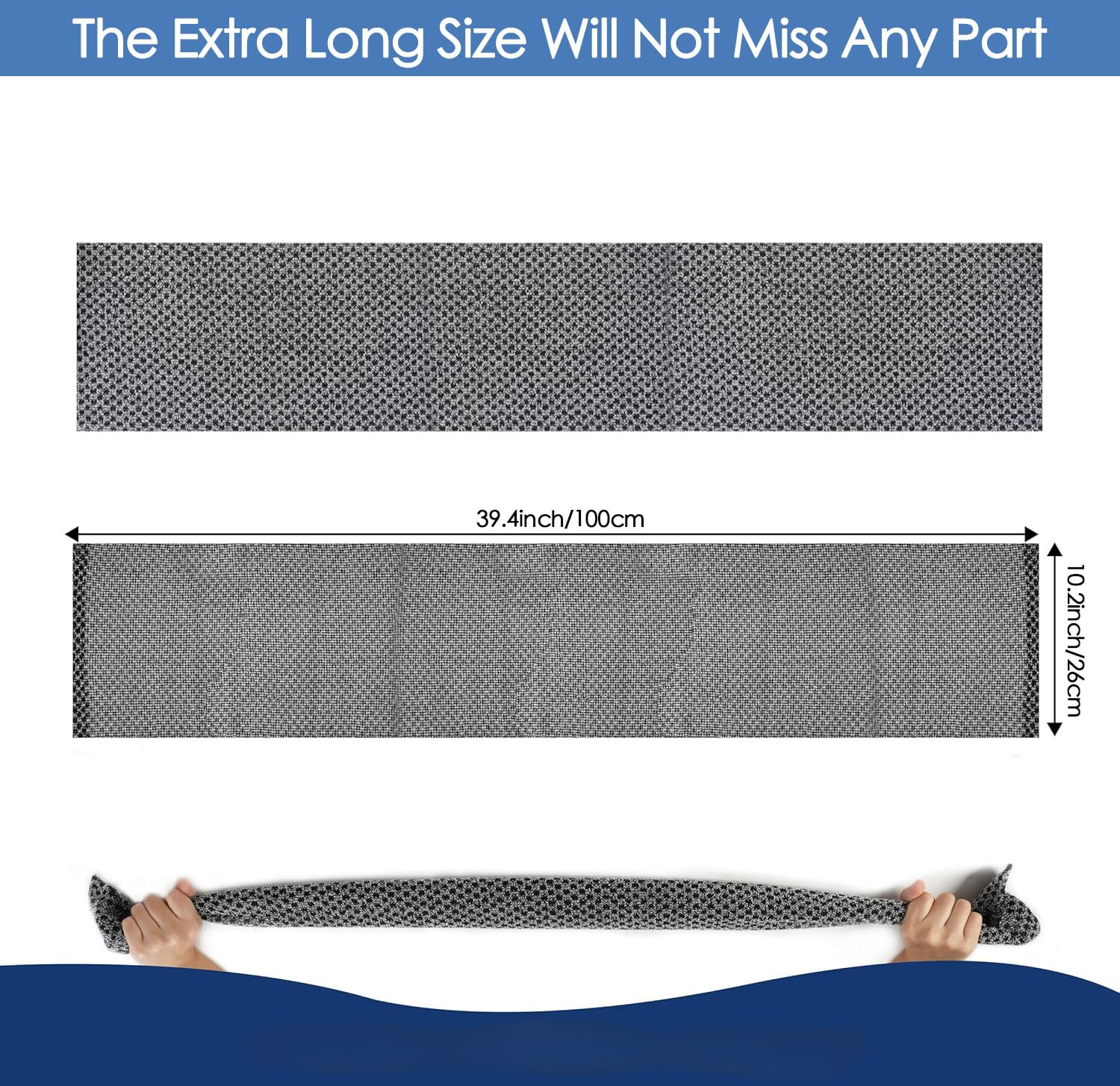 2Pcs Japanese Exfoliating Towel,Japanese Washcloth,Exfoliating Shower Towel,Back Scrubber for Men Women & Body Cleaning and Massage - Image 2