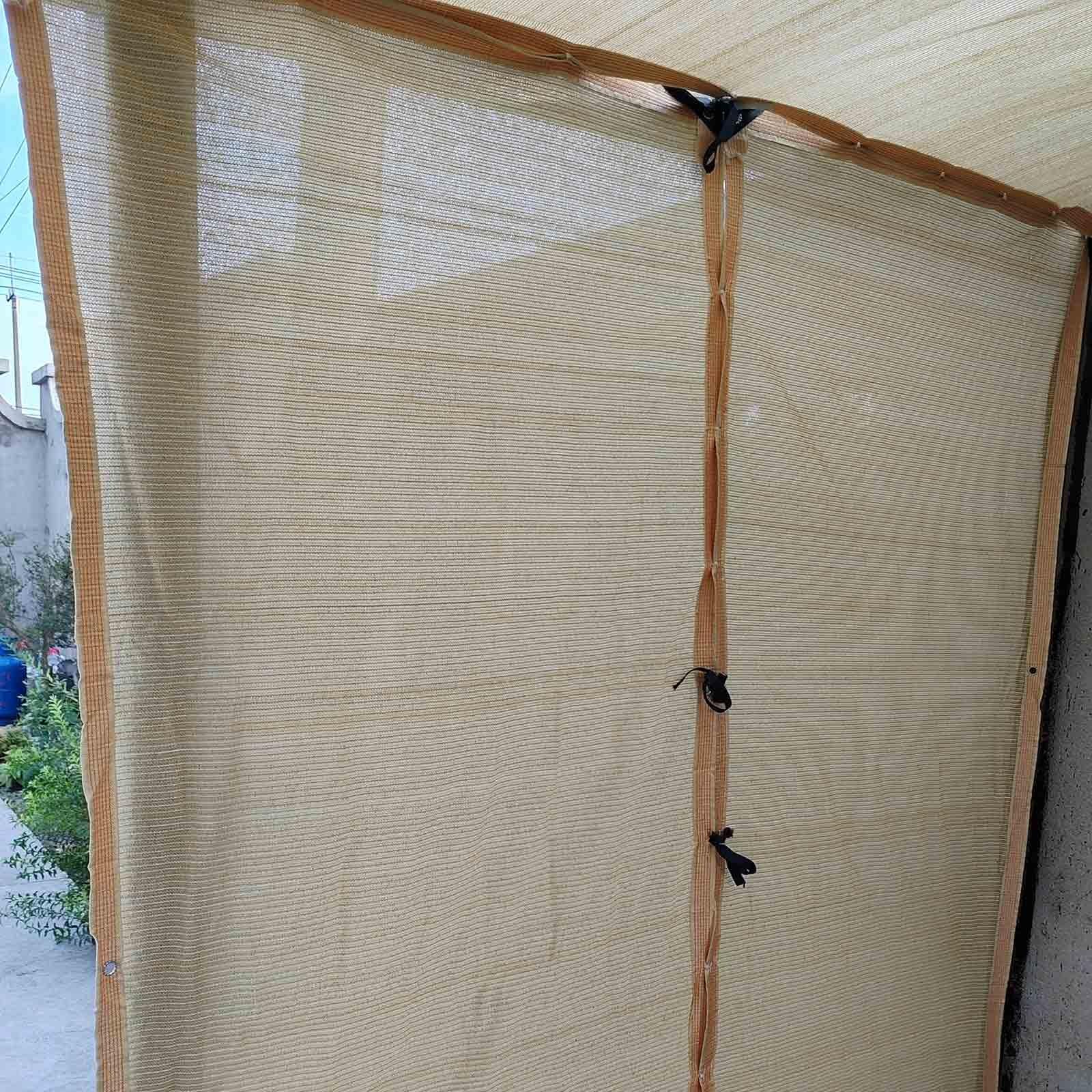 Malla de Sombra Beige con protección UV del 85% para Plantas y Flores. Disponible en Varios tamaños: 1x2m, 2x3m, 3x5m, 4x5m, 4x6m (13x49'/4x15m).