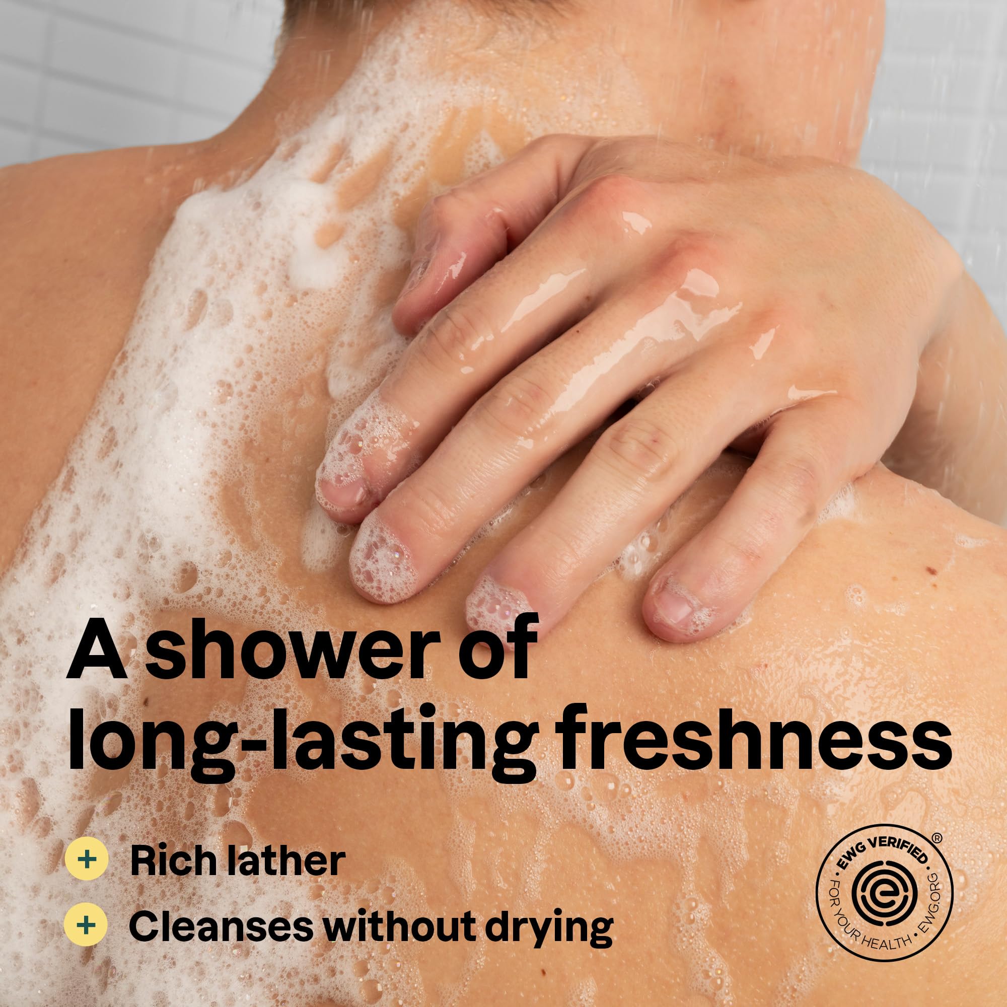 ATTITUDE Shower Gel Body Wash for Men 98% Natural Origin Ingredients, Paraben & Phthalate Free, EWG Verified - Image 3