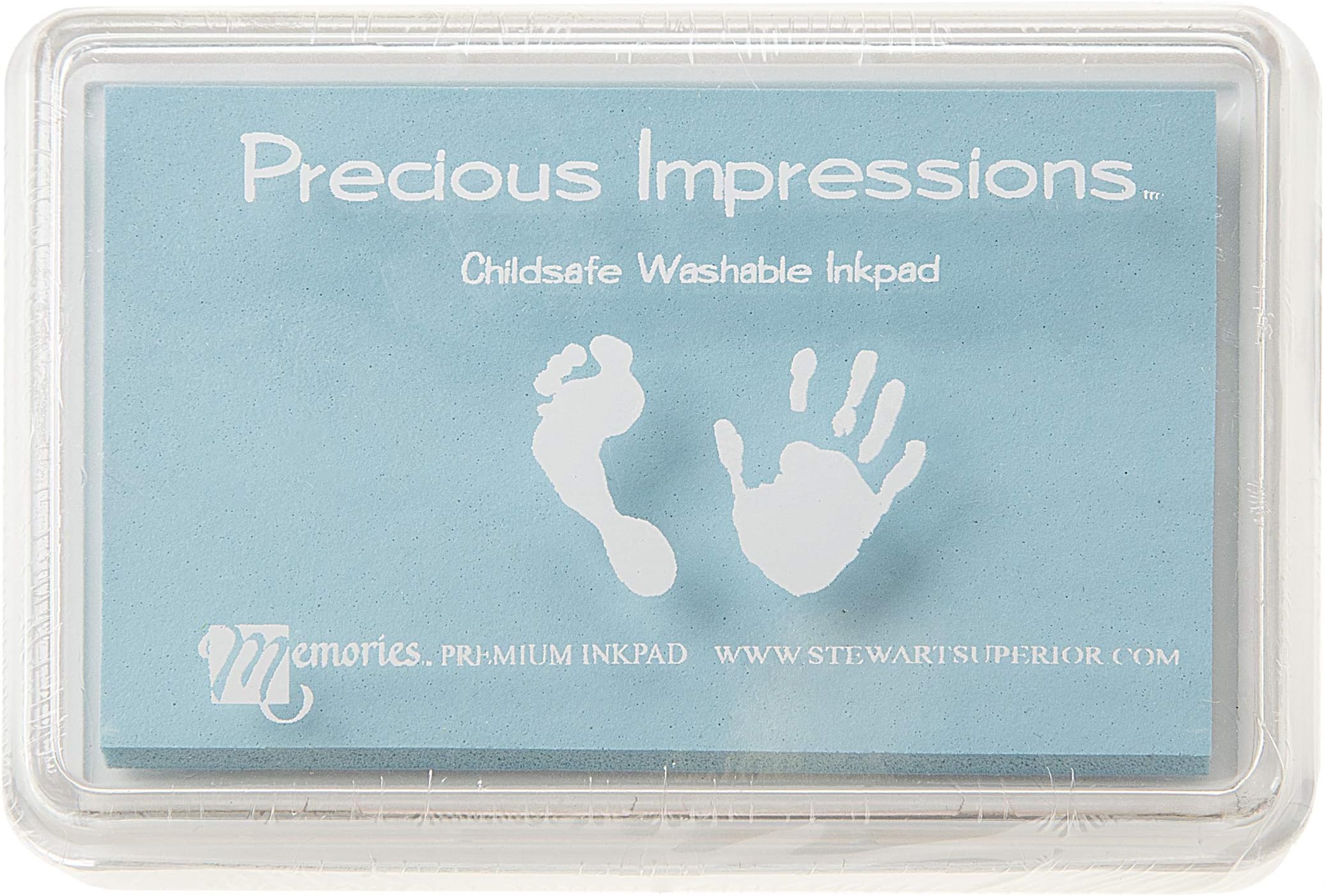 Precious Impressions Inkpad Baby Blue Child safe Washable