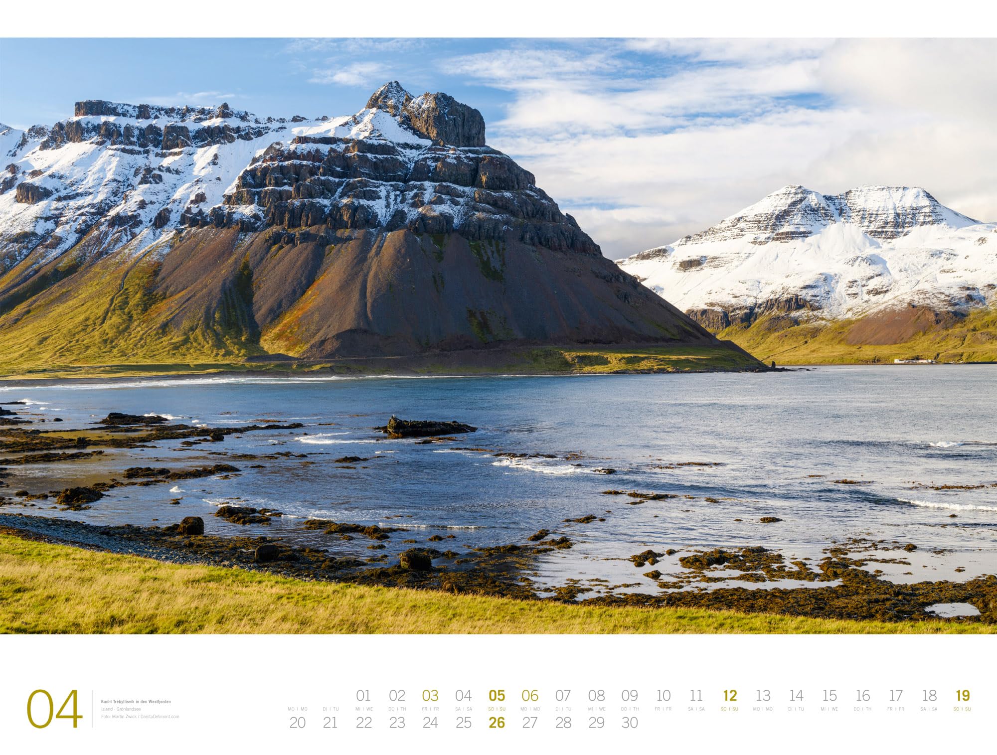 Meer Gallery Kalender 2026 | Außergewöhnlicher Meeres-Kalender im großen Querformat (66x50 cm) | Küste und Strand im Großformat