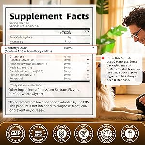 (2 Pack) POPPAW Dog UTI Treatment & Urinary Tract Support  Natural Herbal Drops with High Cranberry Extract, Vitamin B6 for Urine pH Balance, Bladder & Kidney Function, Chicken Flavor, 2 OZ