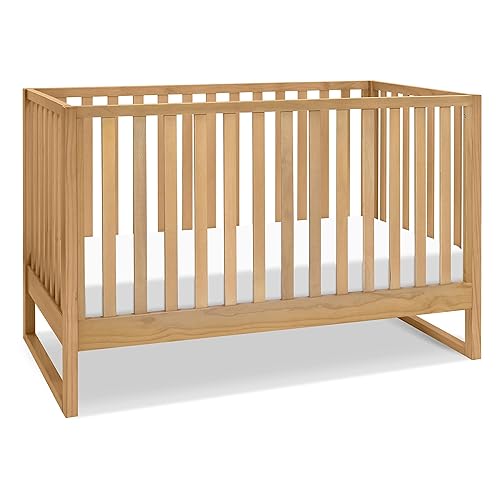 Miniatura 1 de Davinci Hunter Cuna convertible 3 en 1, castaño, fácil de montar, certificado Greenguard Gold