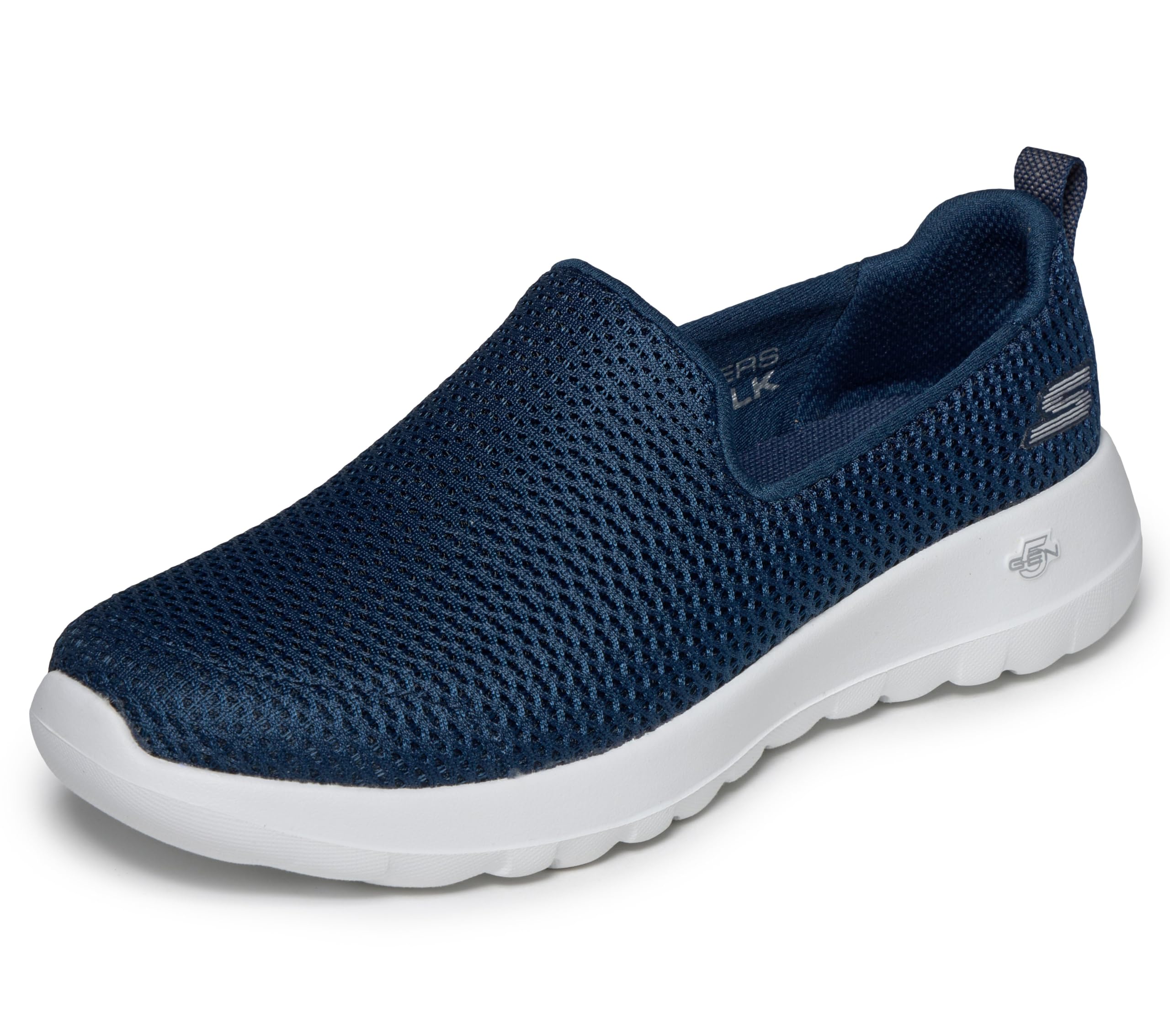 Skechers Go Walk Joy, Scarpe da ginnastica Donna, Navy Textile /White Trim, 38 EU