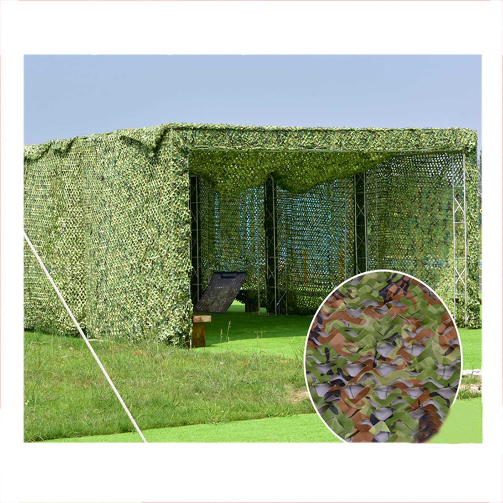 Oudini 10*12M(32.81*39.37Ft) Camo Netting Camouflage Net Army Mesh Nets Cover Mesh Net For Hunting Blind Sunshade Party Fence Shooting Camping/10 * 12M(32.81 * 39.37Ft)
