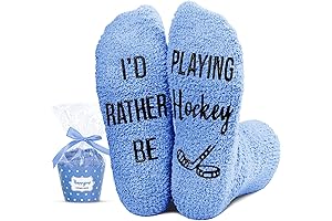 Fun Hockey Gifts For Men And Women Slipper Socks