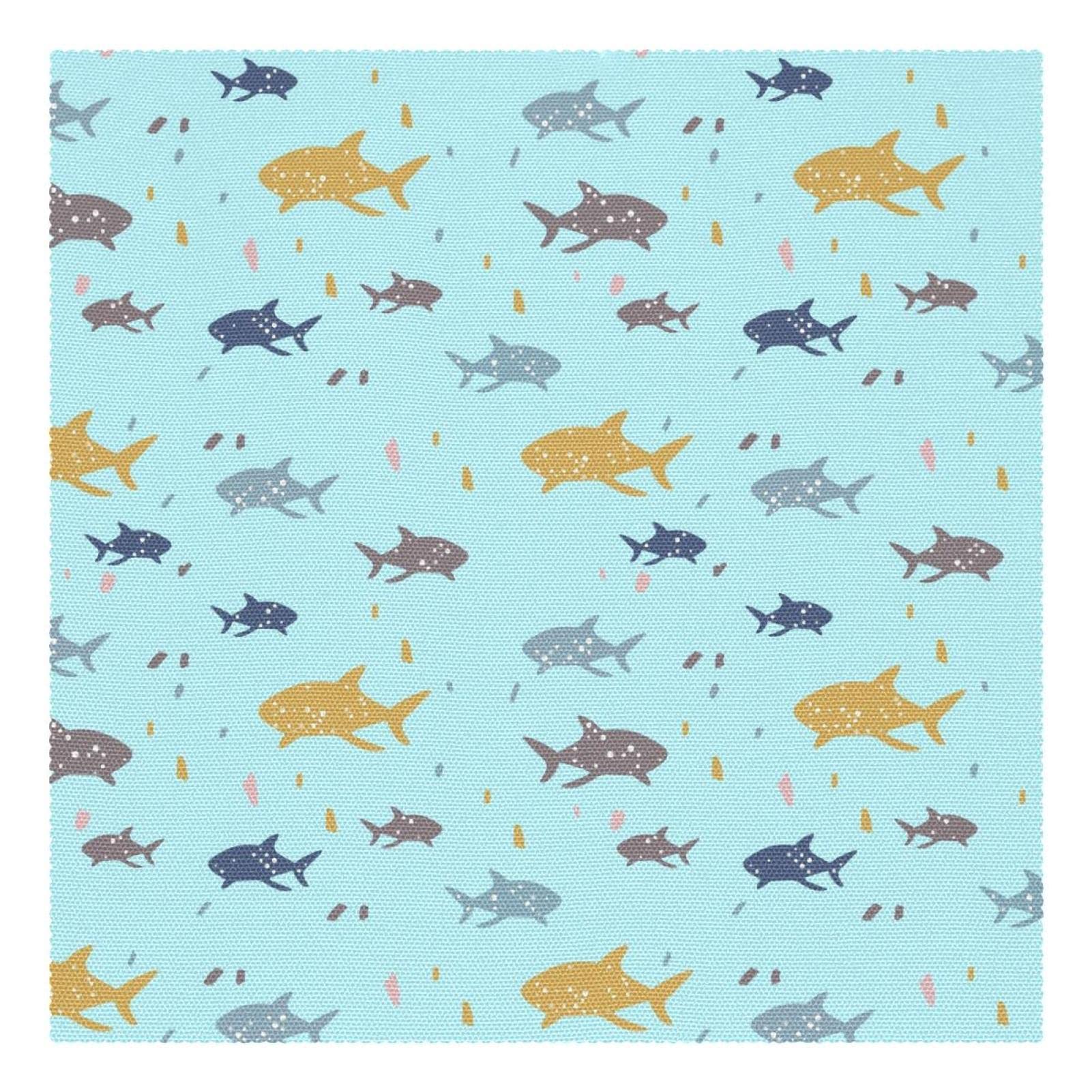 Set de table poisson lot de 4 carrés de 30.5 cm antidérapants et thermorésistants pour la table