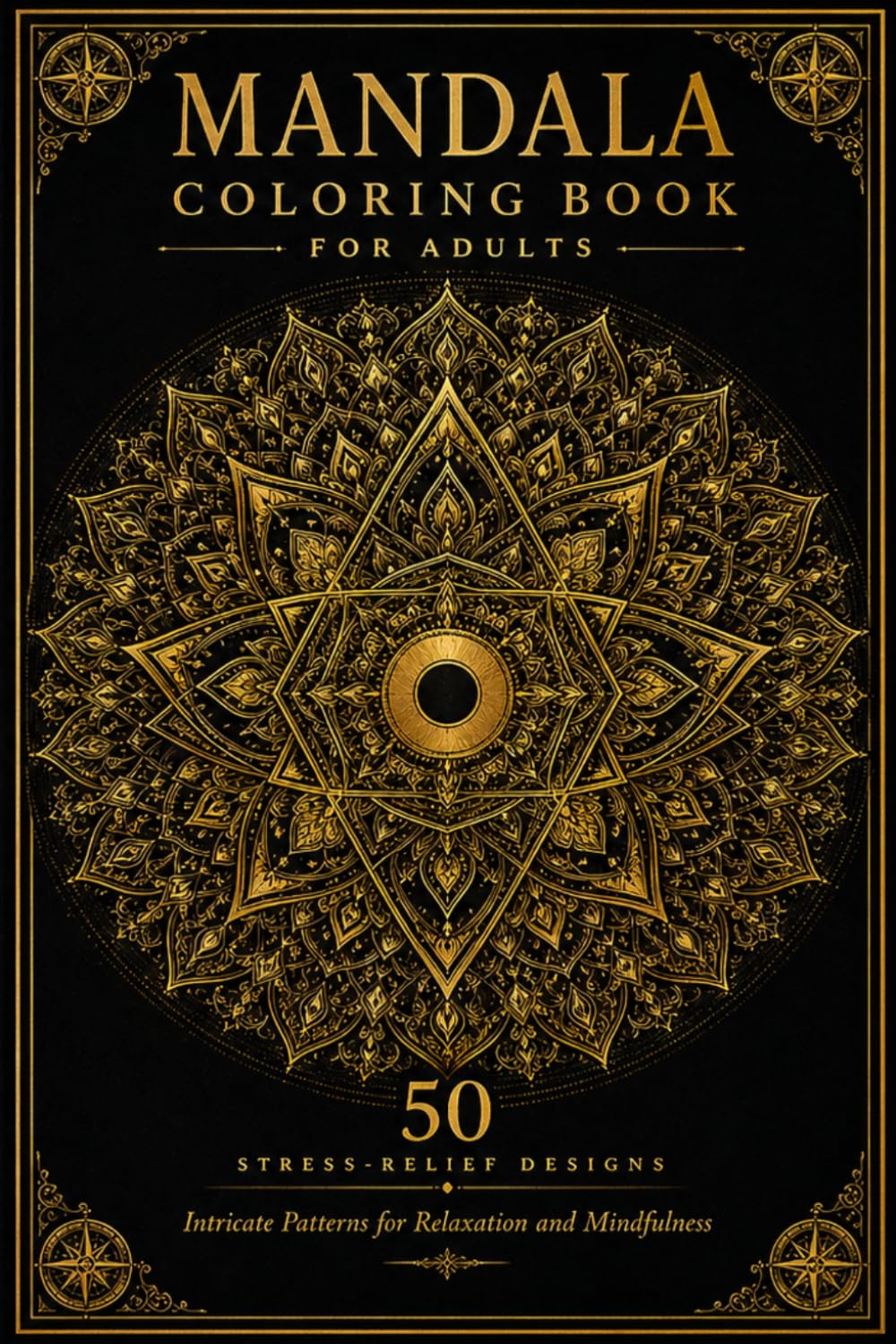 Mandala Coloring Book for Adults 50 Stress Relief Designs Intricate Patterns for Relaxation and Mindfulness: Beautiful Geometric and Floral Mandalas ... and Experts to Color Meditate and Unwind