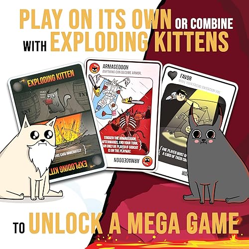 Miniatura 7 de Exploding Kittens Good vs. Evil 2-5 Jugadores - A partir de 7 años - Inspirado en el programa de Netflix - Juego de cartas para fiestas y familia