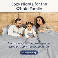 Vista 256 de Sábana encimera de bolsillo profundo, más suave que el algodón egipcio, 1 sábana encimera para colchón tamaño Queen