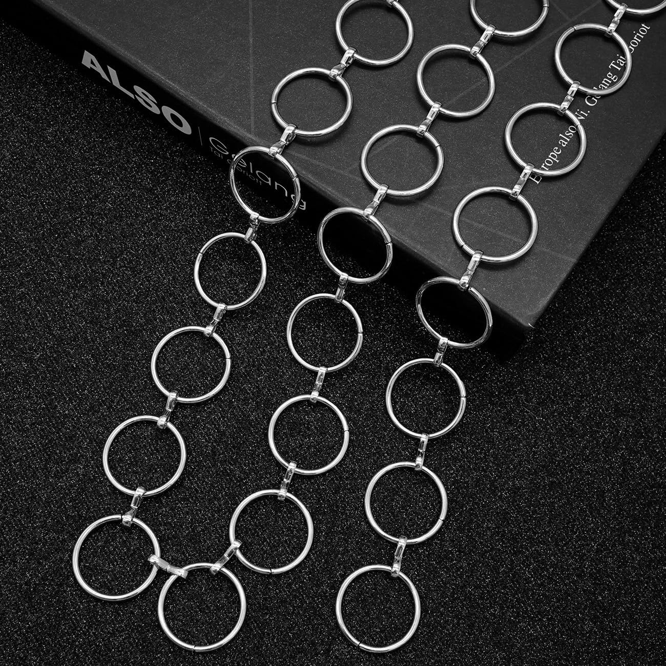 LIMHOO Metal Waist Chain for Women Chunky Belly Link Chain Belt for Dresses - Image 5