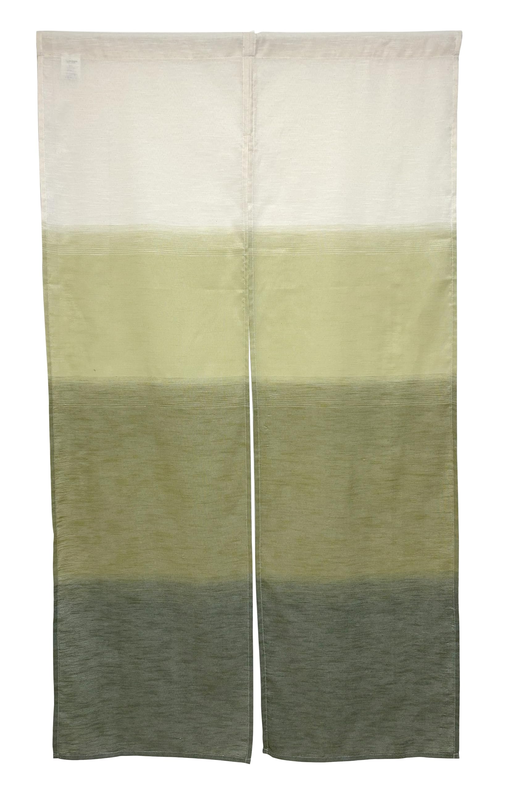 Sunnyday Fabric Green Sunnydayfabric Doorway Curtain (W33.5'xh59') Japandi Gensou Tapestry Noren Room Divider (Green)