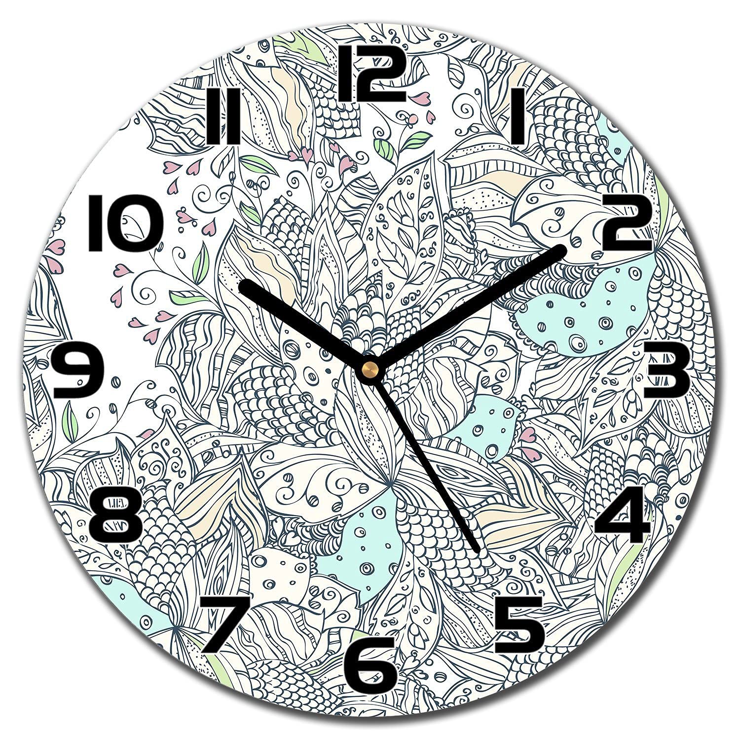 Horloge en verre de sécurité 30 cm finition premium Coloray