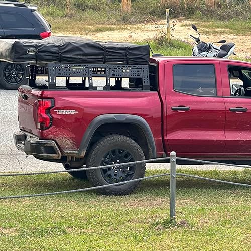 Miniatura 6 de CLAMBER Overland - Estante de cama para camioneta de tamaño completo consin rieles de cama, ancho ajustable compatible con Ford Serie F, Silverado,