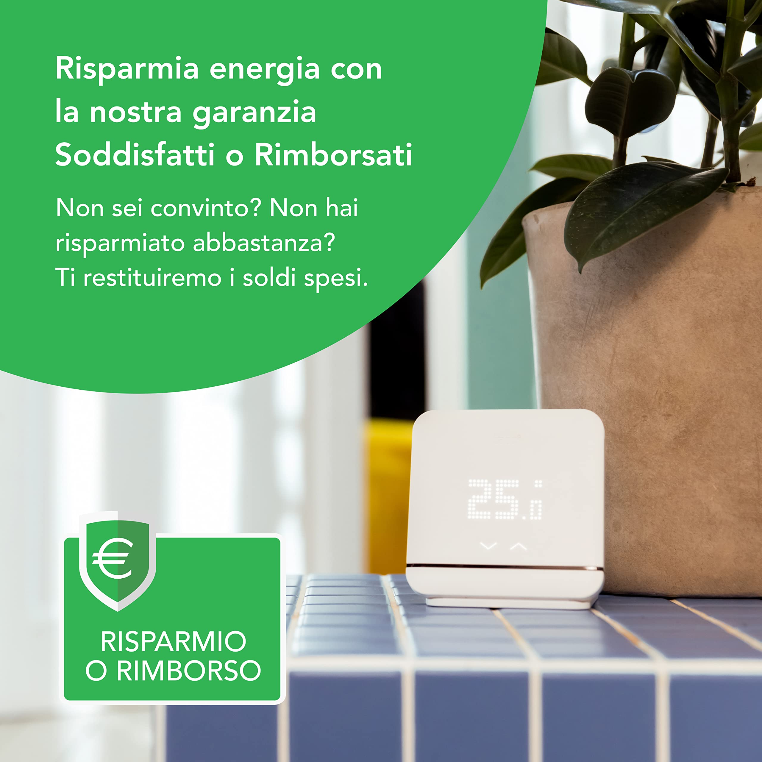 tado° Controllo Climatizzazione Intelligente con Supporto – Controllo condizionatore wifi – Compatibile con climatizzatori o pompe di calore dotati di telecomando a infrarossi – Gestione via app