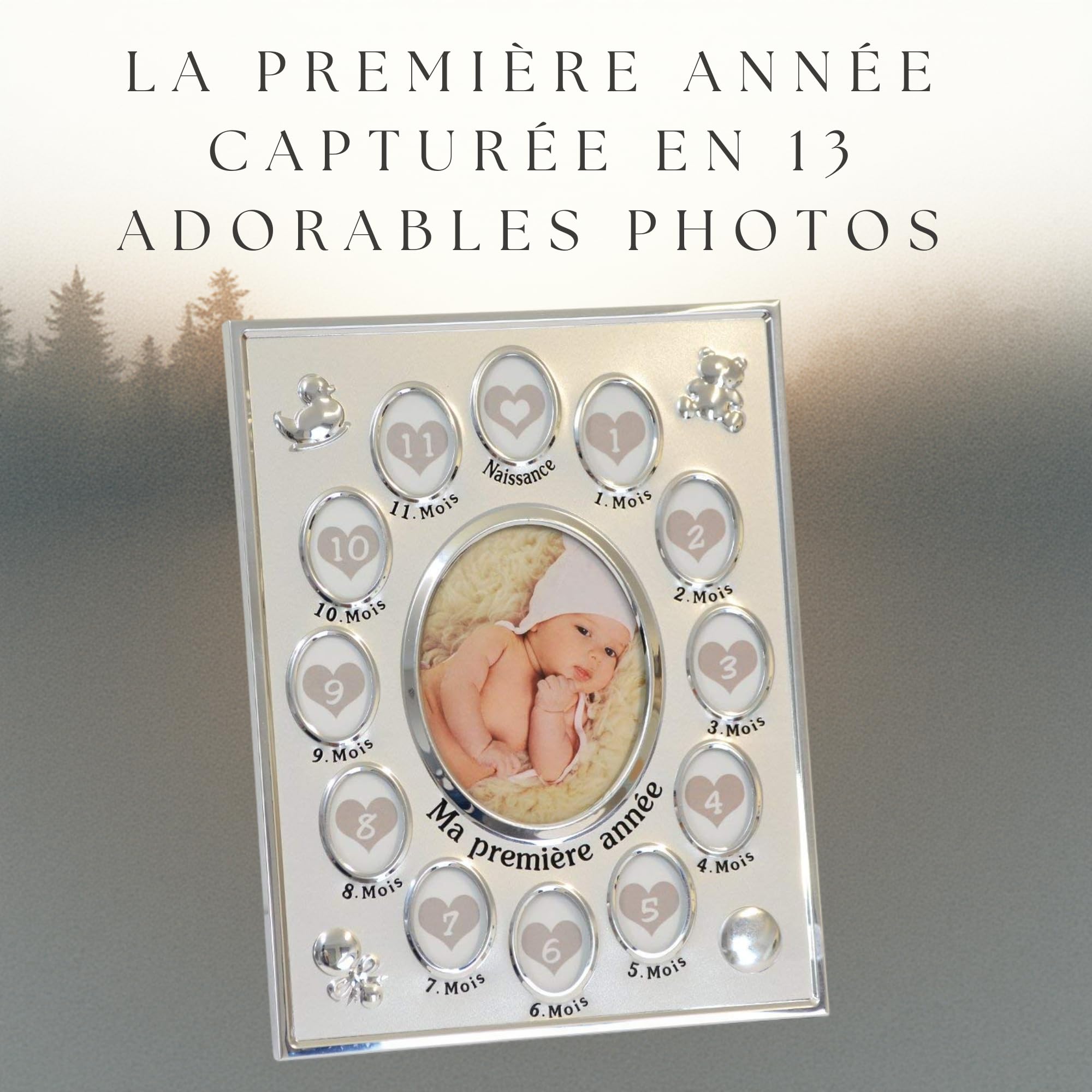Cadeau de naissance et de baptême pour garçons & filles Coffret certificat de naissance