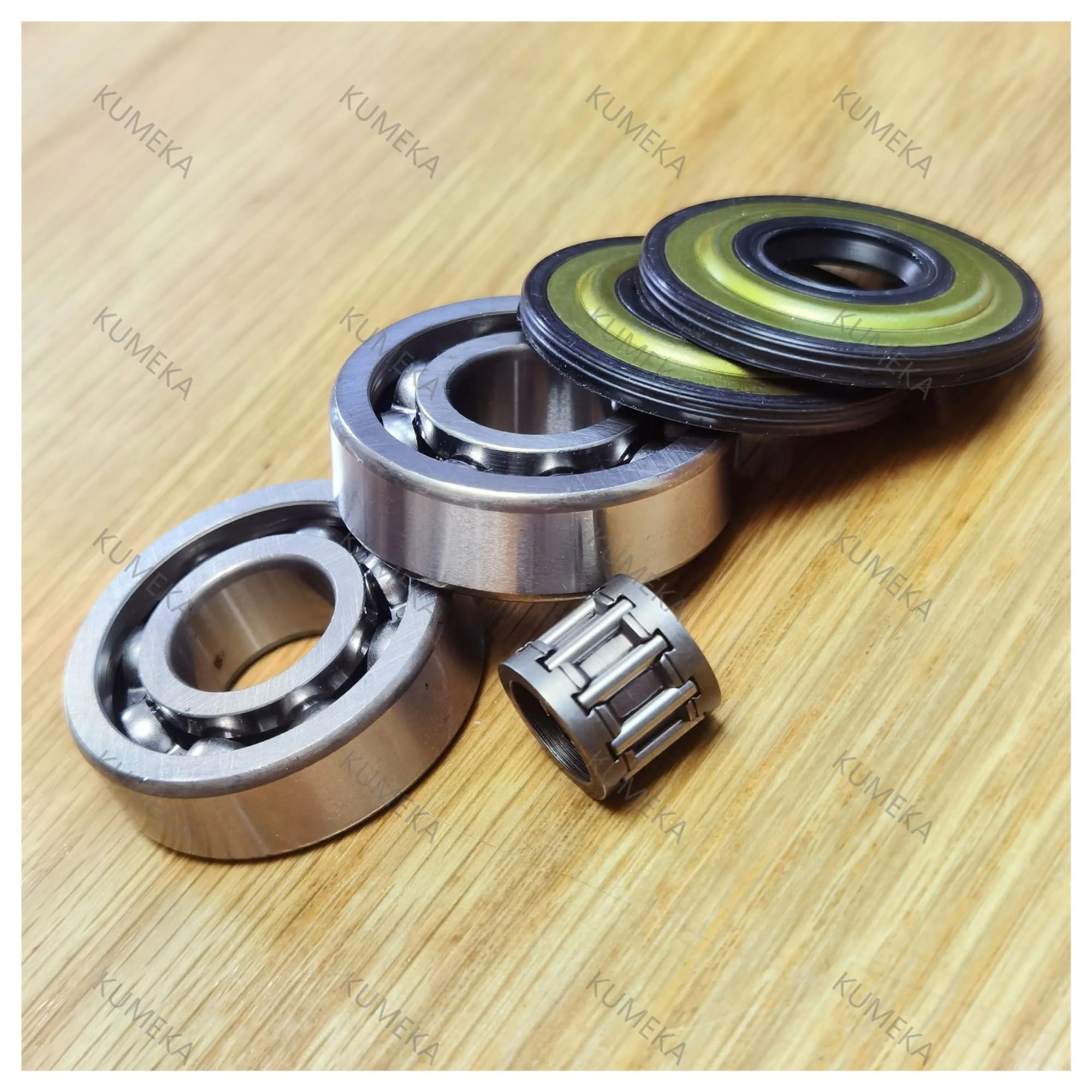 Fit For H-u-s-q-v-a-r-n-a 445 450 Replace 544062001 Crankshaft Ball Bearing Oil Seal Needle Bearing Kit(15sets bearings)