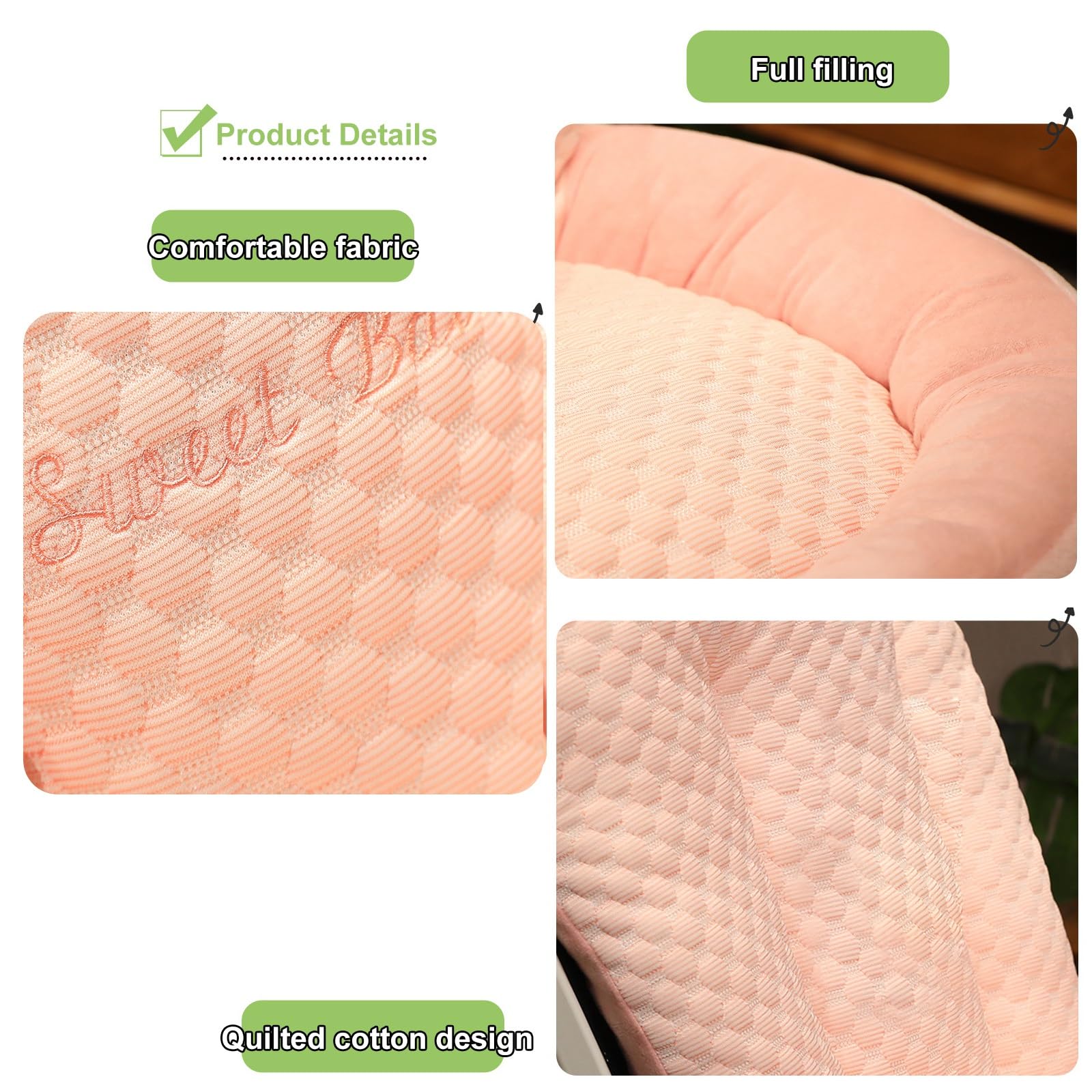 Cojin Lumbar Silla Oficina, Cojines para Sillas, Cojin Silla Oficina, Cojines de Silla de DiseñO Antideslizante con Respaldo Alto, Adecuados for Sillas, Sofás(Green)