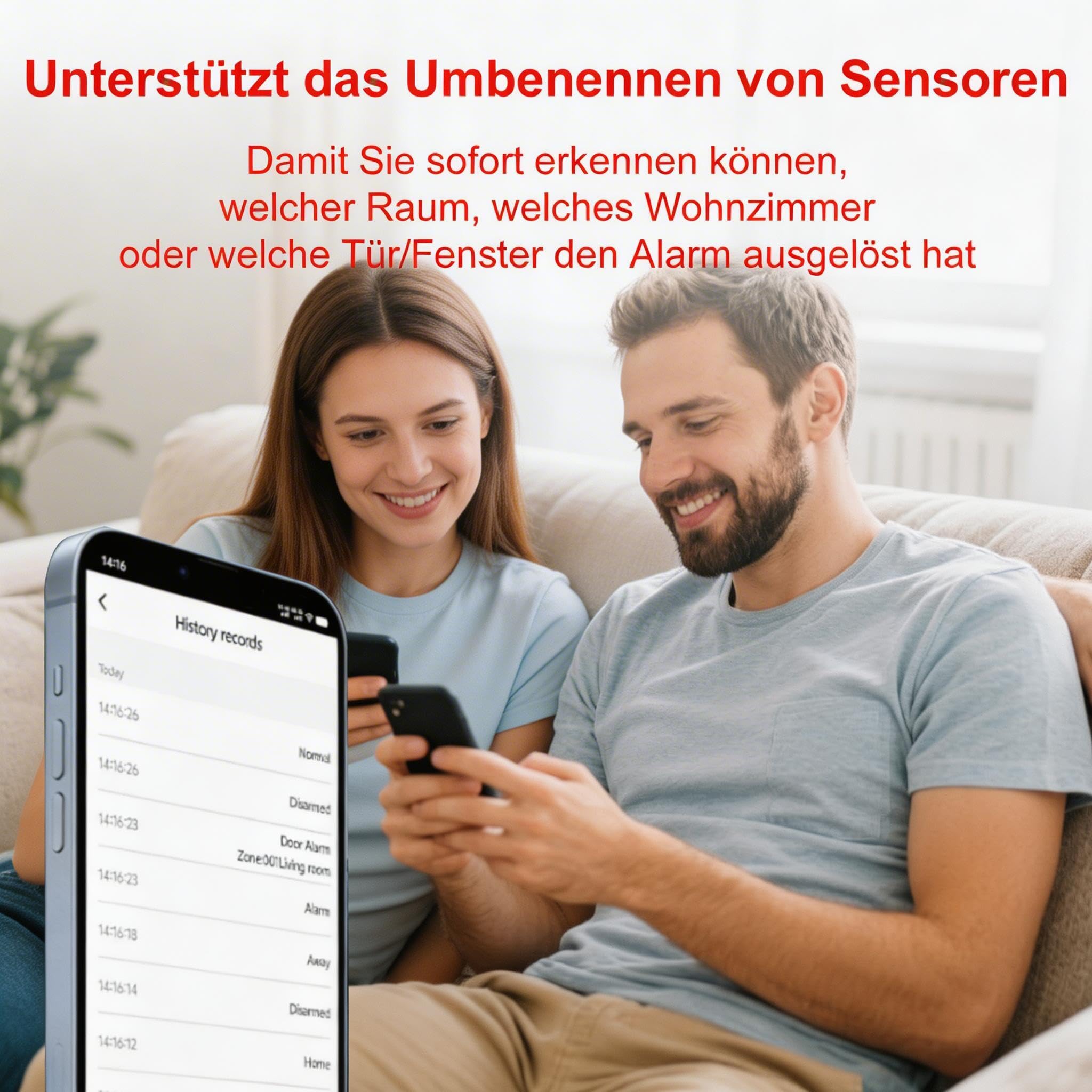 Alarmanlage Haus WLAN + 4G ohne Monatsgebühr, 4,3" Touchscreen, App-Steuerung mit SMS & Batteriewarnung – Sicherheitssystem für Haus & Alarmanlage Wohnung, Alexa kompatibel (24-teiliges Set)