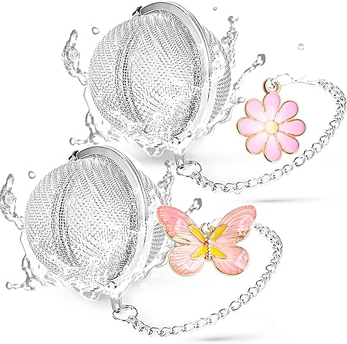 Miniatura 9 de Infusores de té para té suelto, 2 piezas de bola de té TeaSanavie hechos a mano, coladores de té de abeja de miel para té suelto, infusor de té con