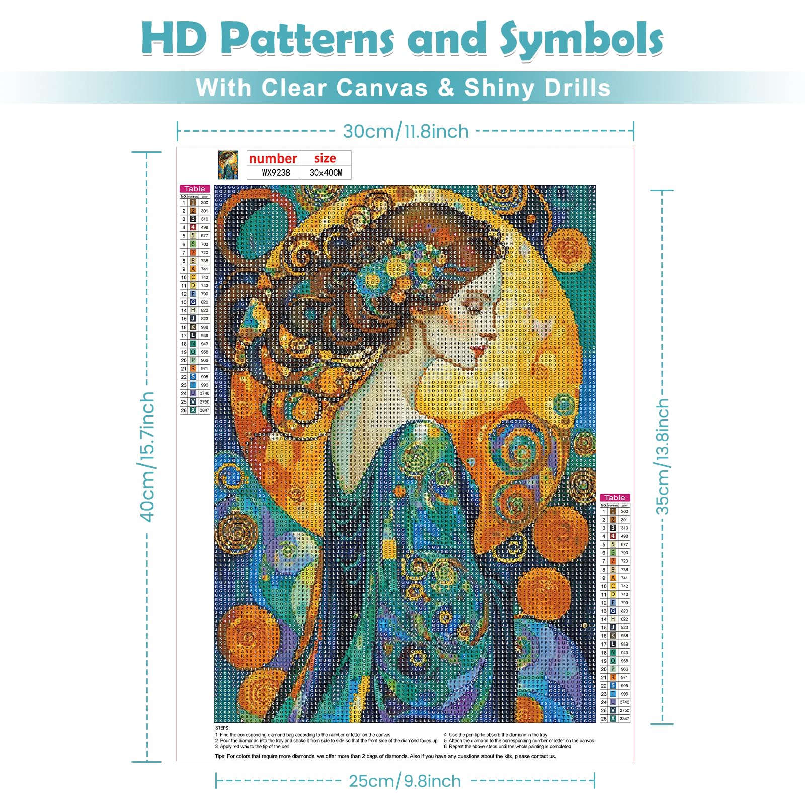 QENSPE Diamond Painting Haus Am Meer – 5D DIY Set Für Erwachsene, 30x40 Cm – Komplettset Mit Allem Zubehör
