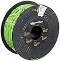 Amazon Basics PLA 3D Printer Filament 1.75mm Bright Green 1kg Spool