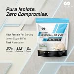 Limitless Pharma Pure Whey Isolate | High Protein Whey Isolate Powder | 27g Protein, 6g BCAAs, Sugar Free, Gluten Free, Low Carb, Low Lactose | 30 Servings, 2LB (Vanilla)