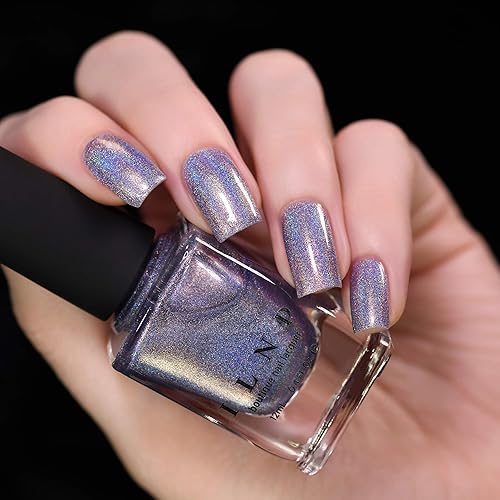 Miniatura 113 de ILNP Madison Ave Esmalte de uñas holográfico metálico rosa antiguo