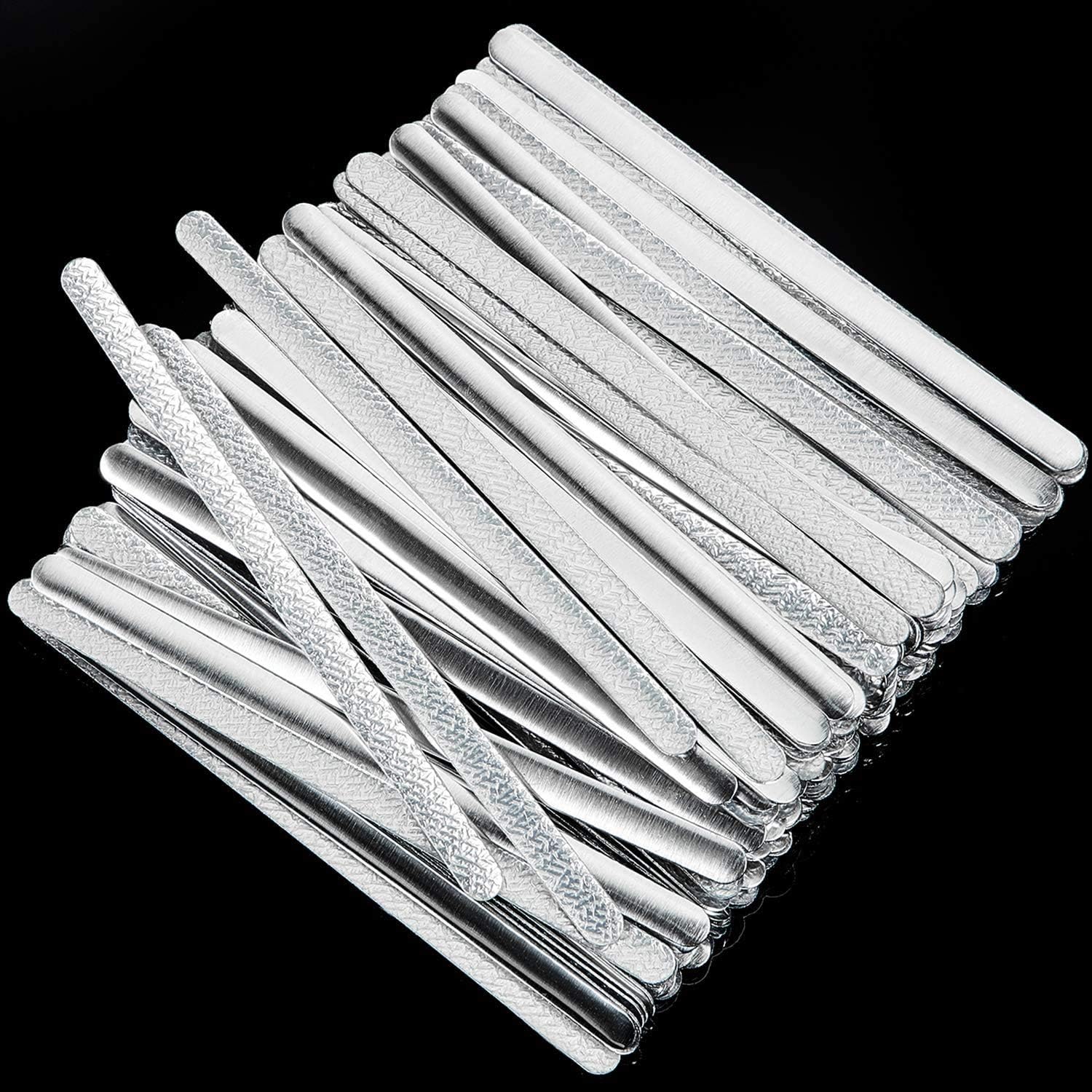 ABOAT Metal Nose Strip Aluminum Nose Wire Adjustable Nose Bridge Strip for DIY Making Accessories Sewing Crafts (200)