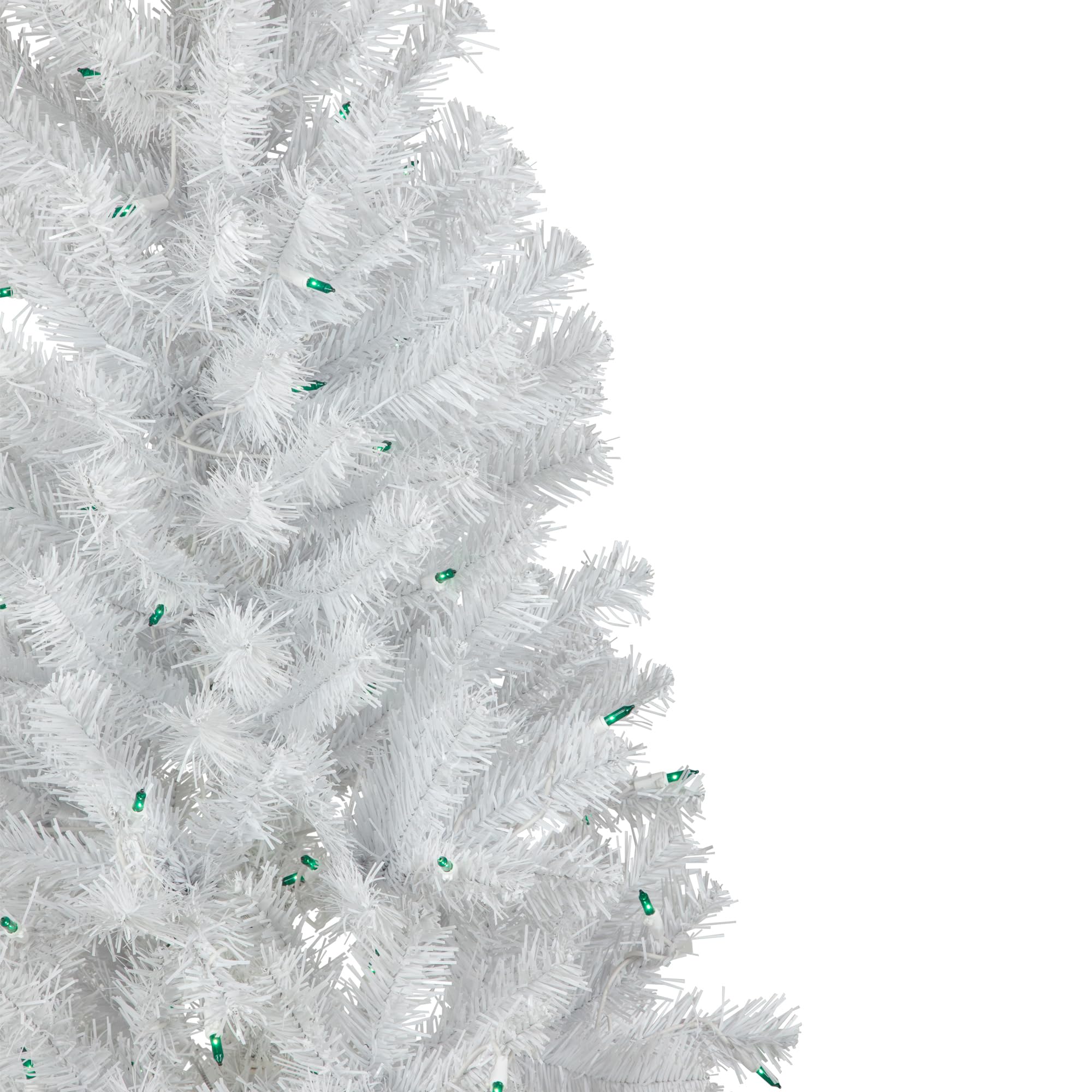 Amazon.com: NORTHLIGHT 4' Pre-Lit White Artificial Christmas Tree