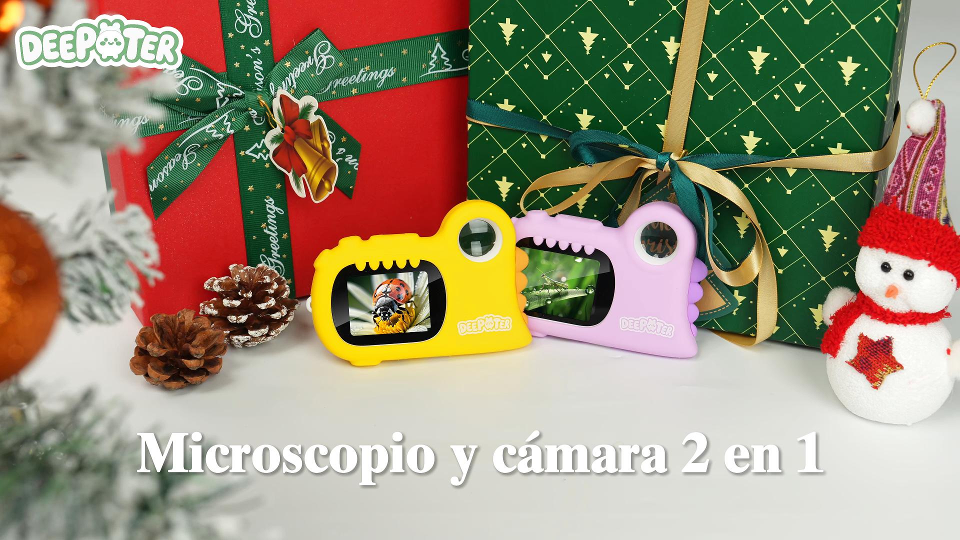 2 en 1 Microscopio Portátil para Niños, Deepoter 1080P Microscopios de Bolsillo, 1000X, 2.0 IPS, 8 Luces LED, Microscopio Portátil con Grabación de Fotos y Videos para Cumpleaños/Navidad, Púrpura 2 en 1 Microscopio Portátil para Niños, Deepoter 1080P Microscopios de Bolsillo, 1000X, 2.0 IPS, 8 Luces LED, Microscopio Portátil con Grabación de Fotos y Videos para Cumpleaños/Navidad, Púrpura