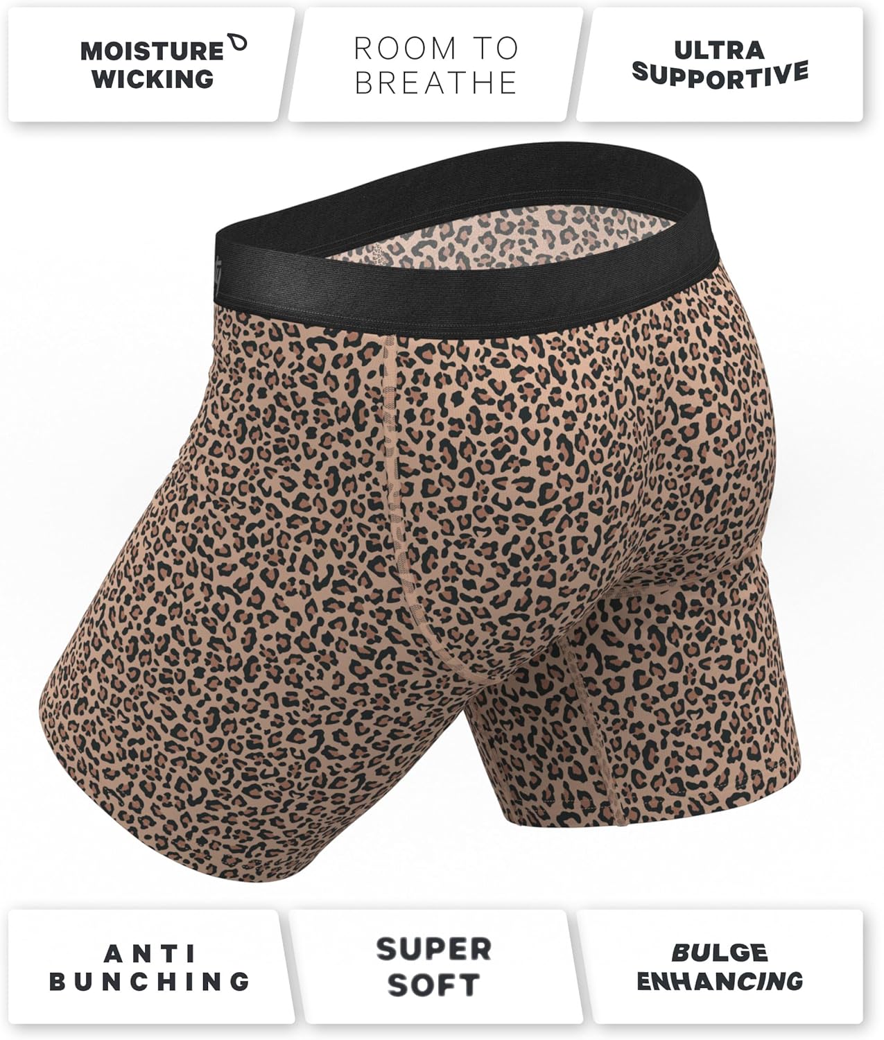 Shinesty Long Leg Boxer Briefs for Men - Support Ball Hammock Underwear - Image 4