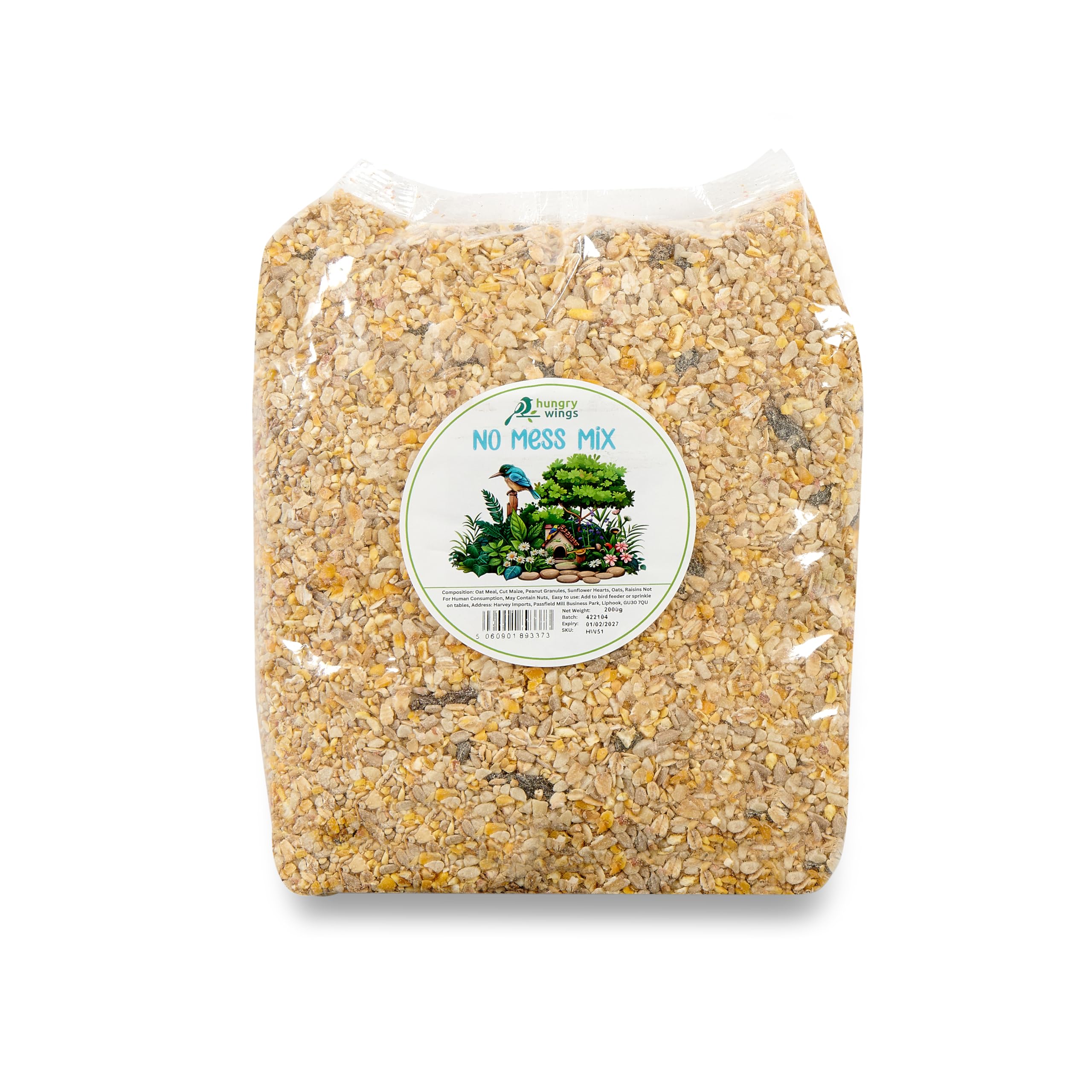 Wild Bird Food (2kg, No Mess Mix)