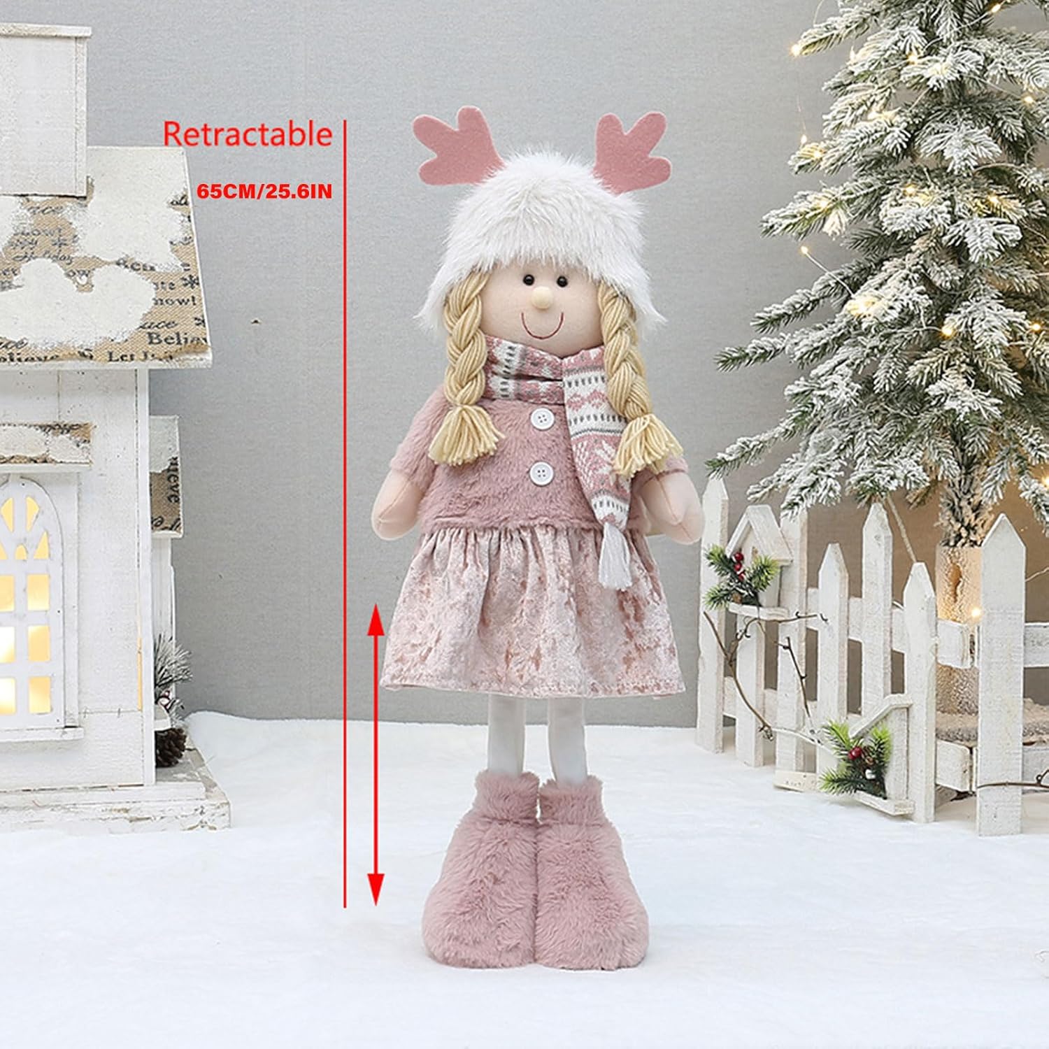 Cartoon Statue Plushie Toy Tabletop Decortion Ornament Holiday Present And Display Figurine For Girl And Toy