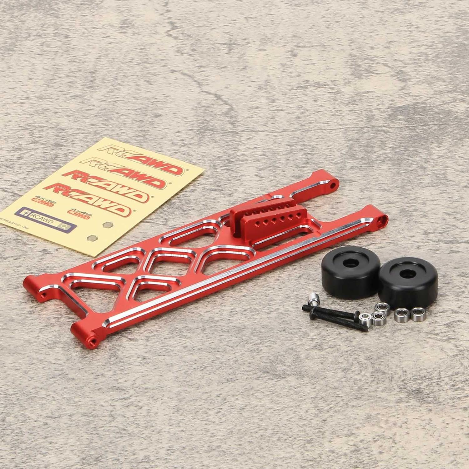 Machined Alloy Wheelie bar Truss for Losi 1-10 22S 2WD No Prep Drag Car RC car Red