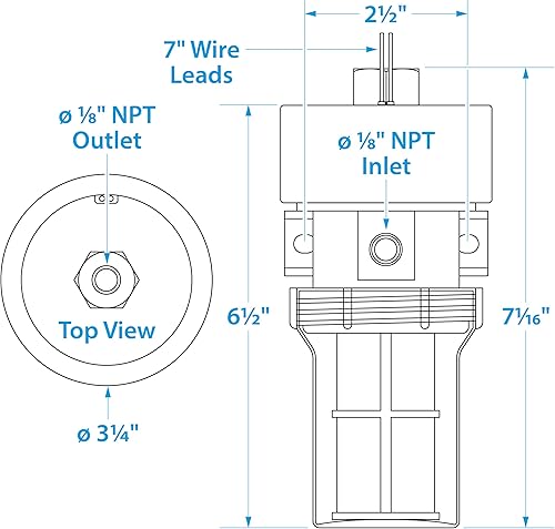 Miniatura 3 de Seachoice Dura-Lift - Bomba de combustible electrónica construcción de estado sólido elevación de 120 pulgadas 115-9 PSI 33 GPH